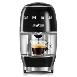 Smeg Lavazza A Modo Mio, black - Capsule coffee machine