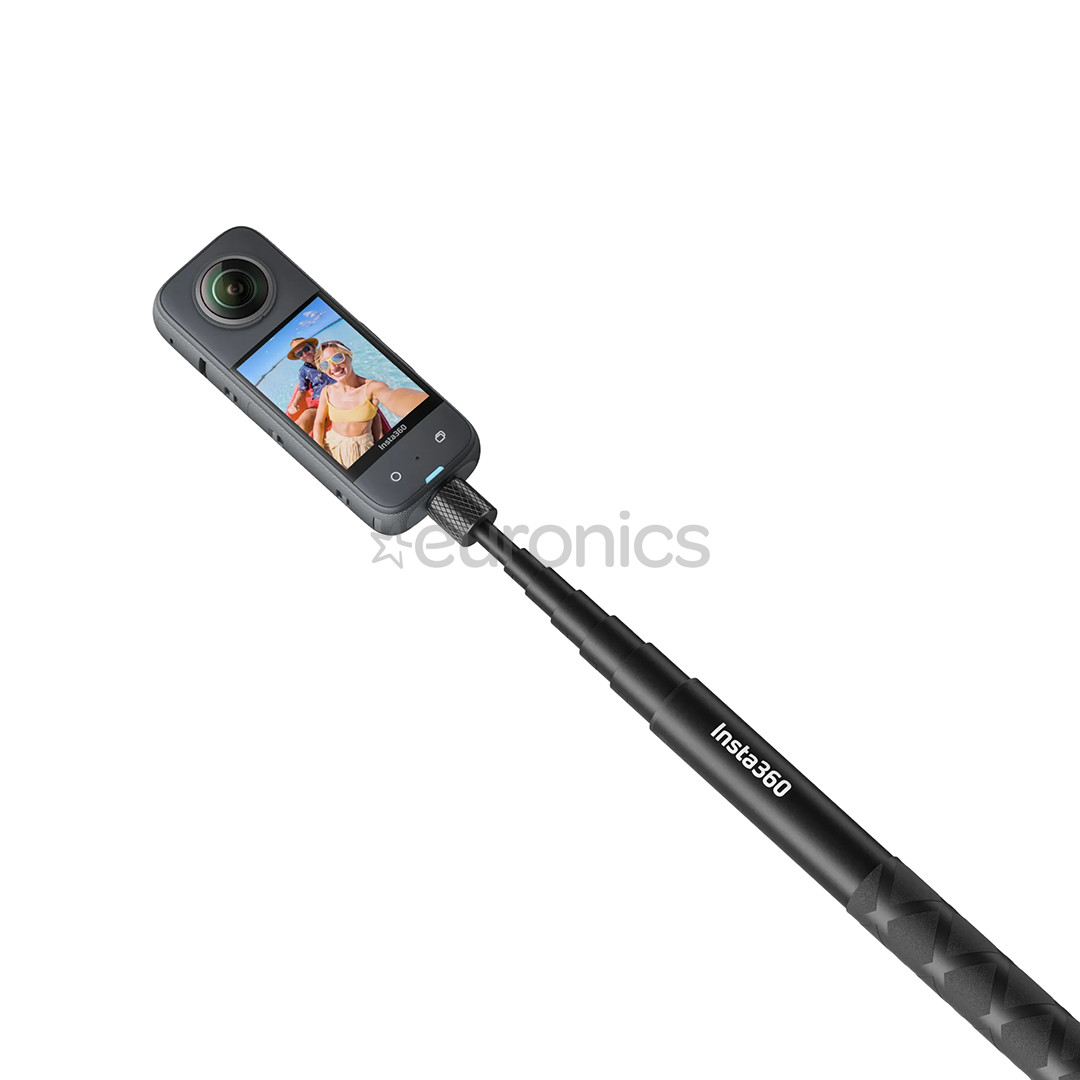 Insta360 114cm Invisible Selfie Stick, melna - Statīvs kamerai