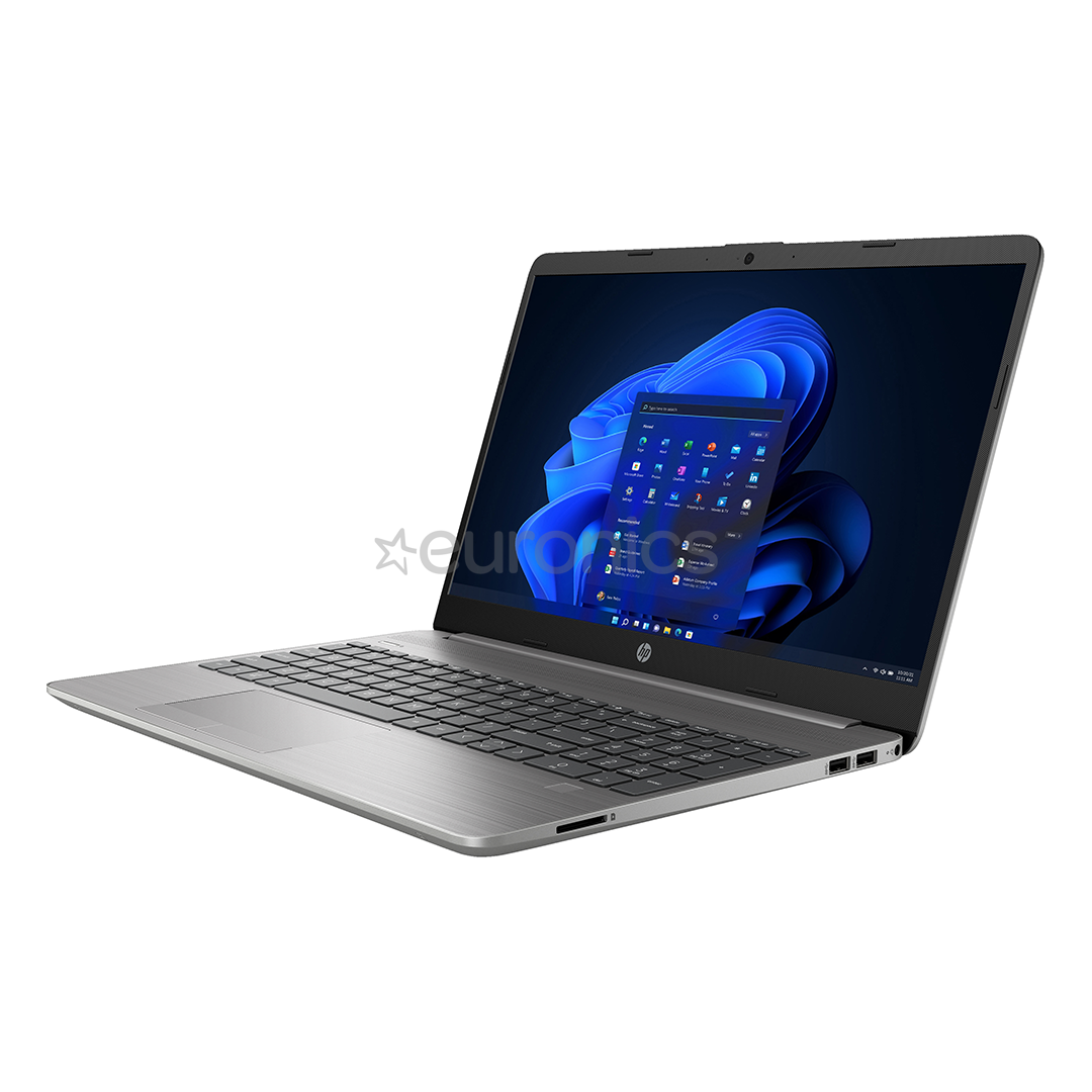 HP 250 G9, 15,6'', Full HD, SVA, i3, 8 GB, 256 GB, ENG, sudraba - Portatīvais dators