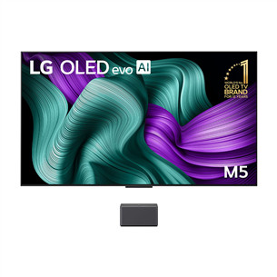 LG Signature OLED Evo AI M5, 65'', 4K UHD, OLED, melna - Televizors OLED65M59LA.AEU