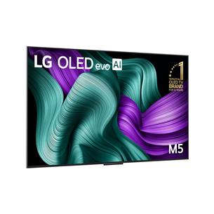 LG Signature OLED Evo AI M5, 65'', 4K UHD, OLED, melna - Televizors