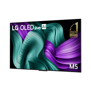 LG Signature OLED Evo AI M5, 65'', 4K UHD, OLED, melna - Televizors