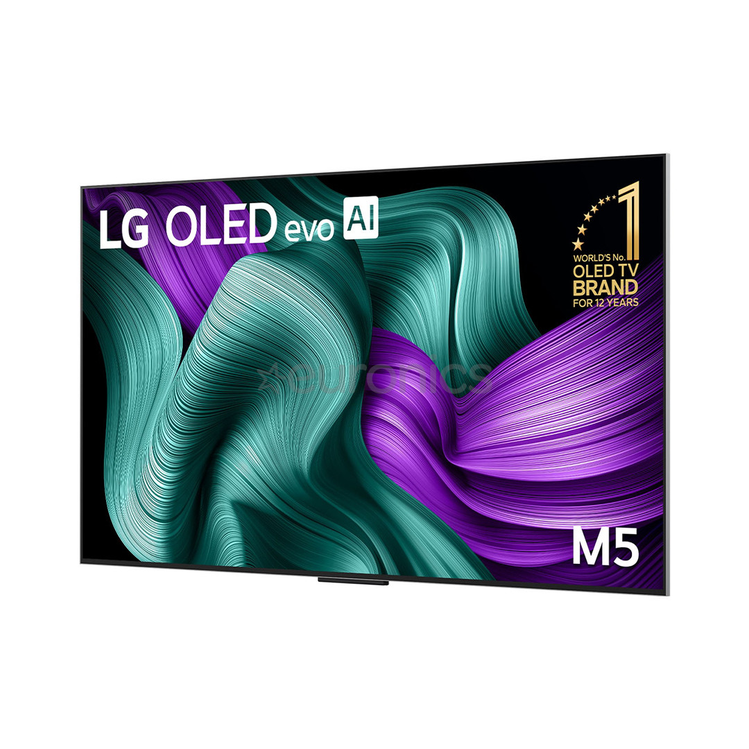 LG Signature OLED Evo AI M5, 65'', 4K UHD, OLED, черный - Телевизор