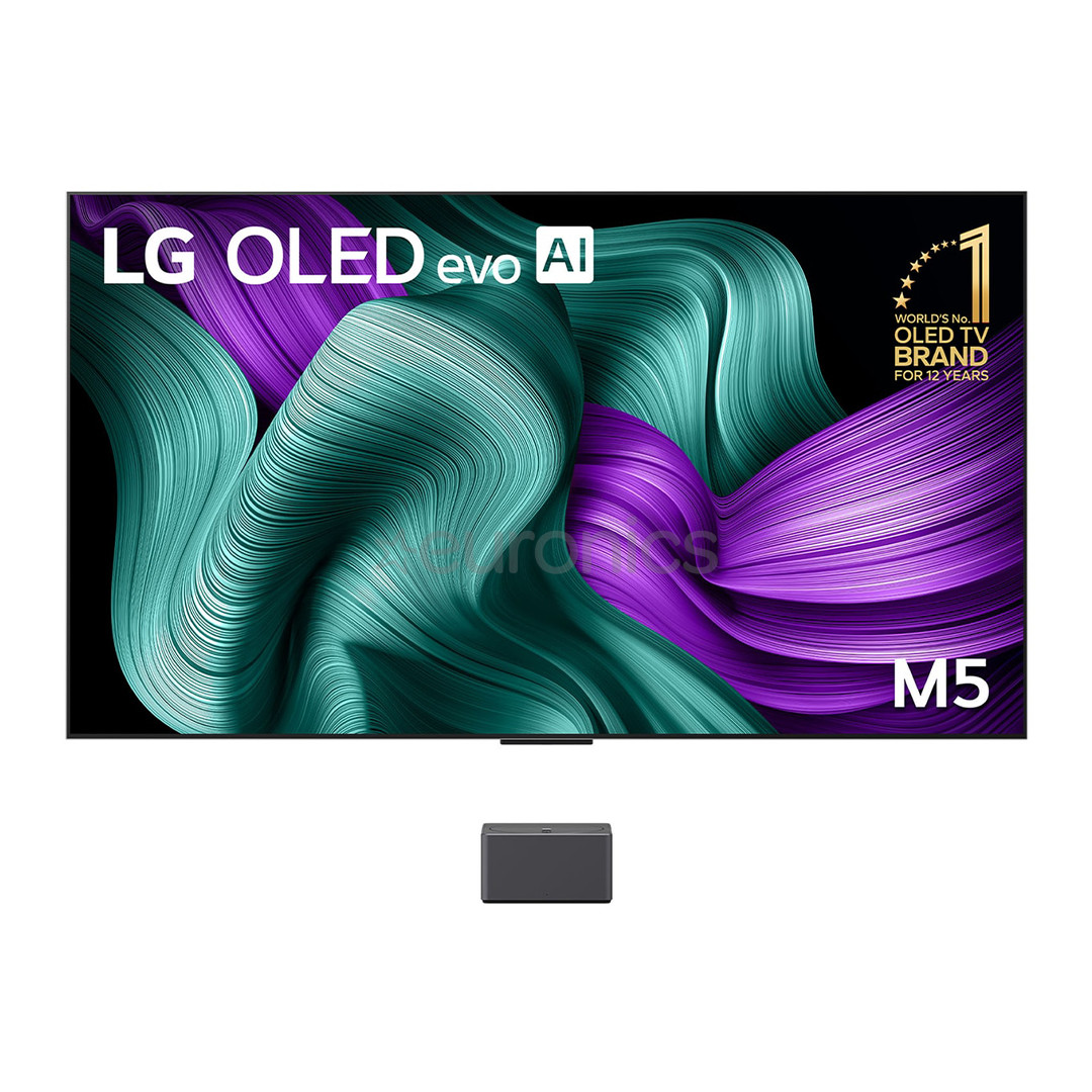 LG Signature OLED Evo AI M5, 77'', 4K UHD, OLED, черный - Телевизор
