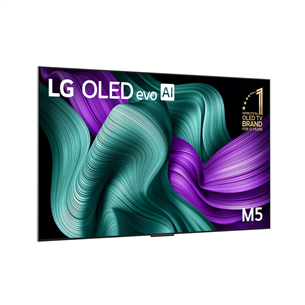 LG Signature OLED Evo AI M5, 77'', 4K UHD, OLED, melna - Televizors