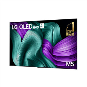 LG Signature OLED Evo AI M5, 77'', 4K UHD, OLED, черный - Телевизор