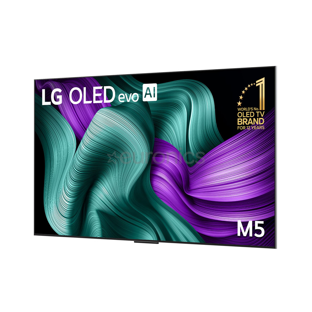 LG Signature OLED Evo AI M5, 77'', 4K UHD, OLED, черный - Телевизор