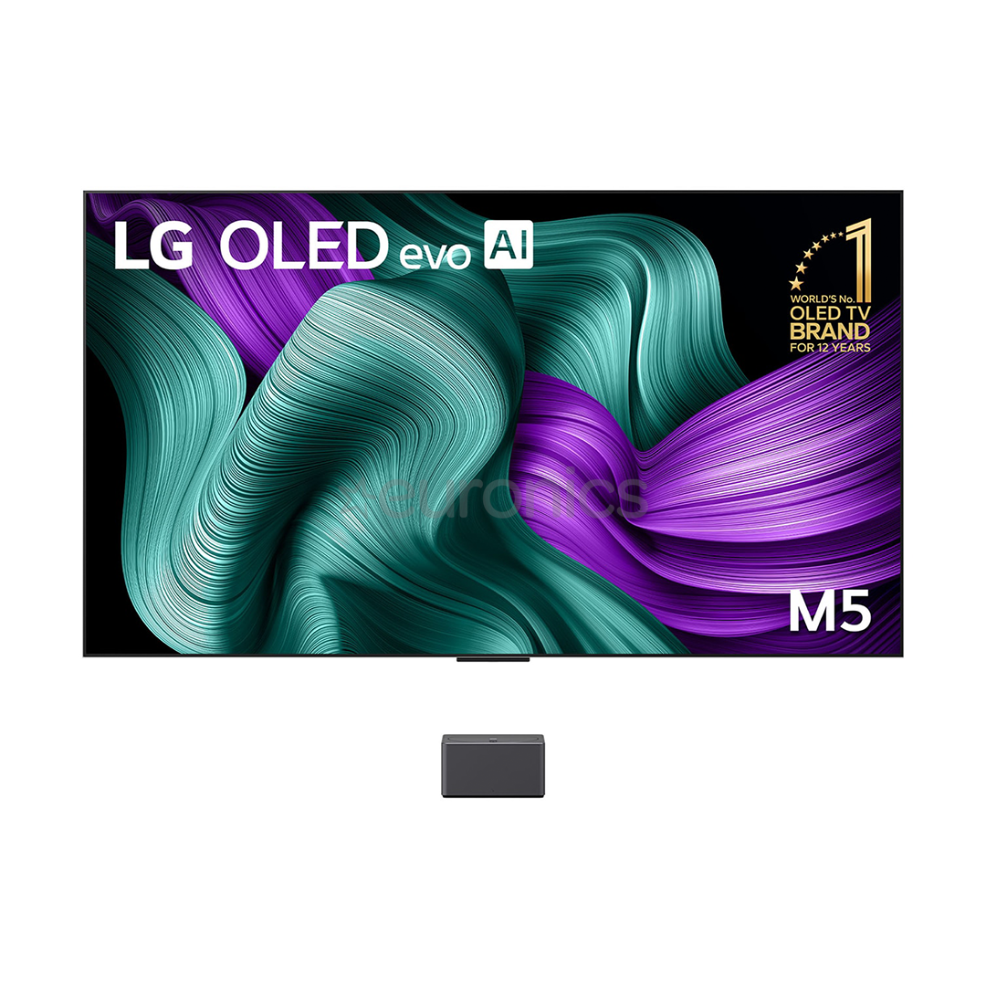 LG Signature OLED Evo AI M5, 83'', 4K UHD, OLED, черный - Телевизор