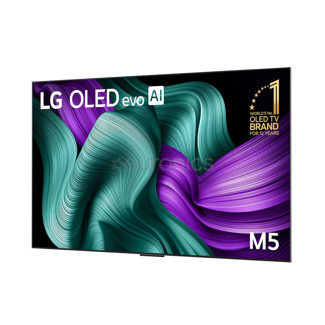 LG Signature OLED Evo AI M5, 83'', 4K UHD, OLED, черный - Телевизор