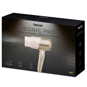 Beurer Iconic Pro, 2000 W, beige - Hair dryer