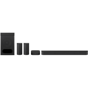 Sony BRAVIA Theatre System 6, 5.1, Dolby Atmos, melna - Soundbar mājas kinozāle