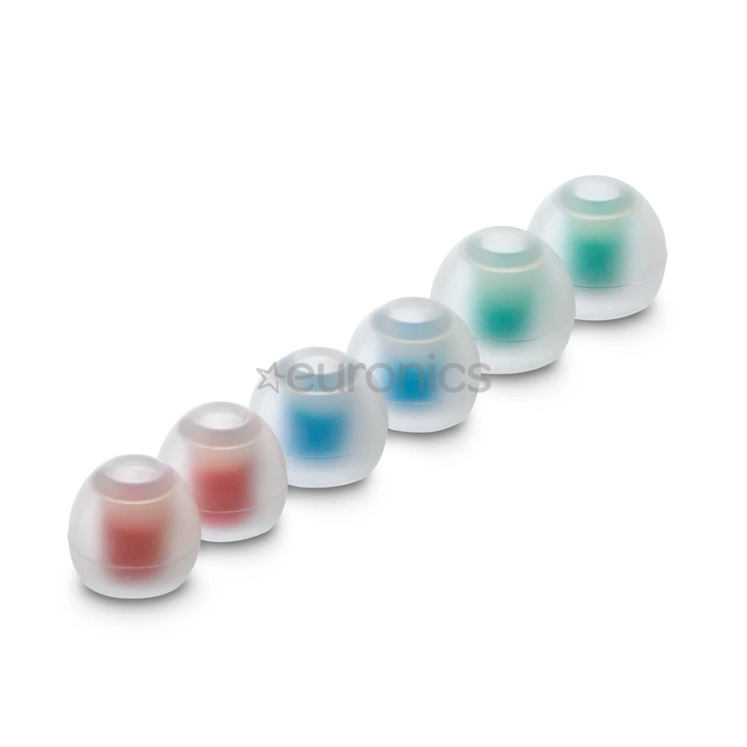 Hama Silicone Replacement Ear Pads, 6 gab., caurspīdīga - Austiņu maiņas uzgaļi