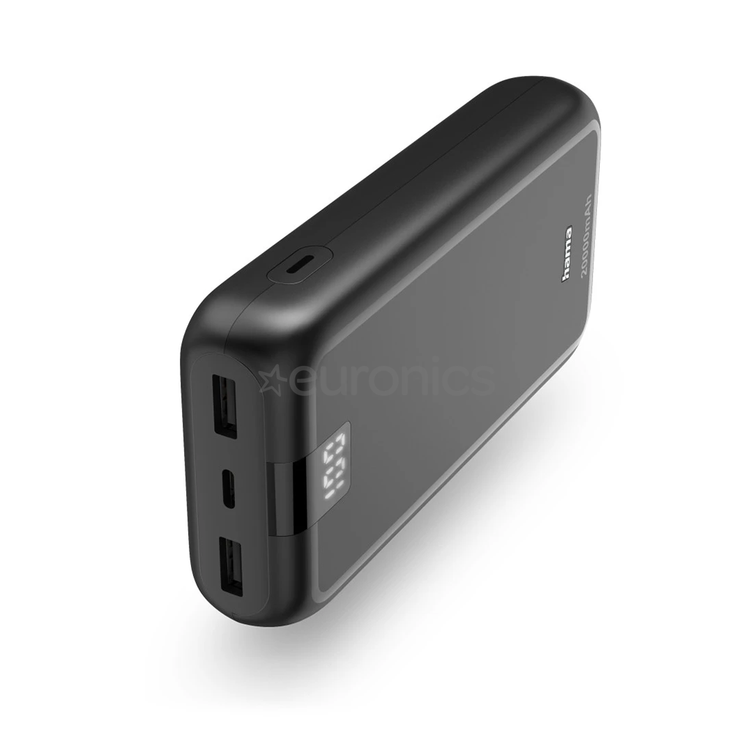 Hama Performance 20, 20000 mAh, 20 W, grey - Power bank
