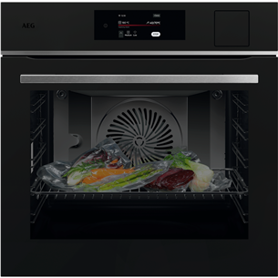 AEG 8000 Series Meal Assist, 70 L, melna - Iebūvējama tvaika cepeškrāsns TP8SB731AT