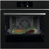 AEG 8000 Series Meal Assist, 70 L, melna - Iebūvējama tvaika cepeškrāsns
