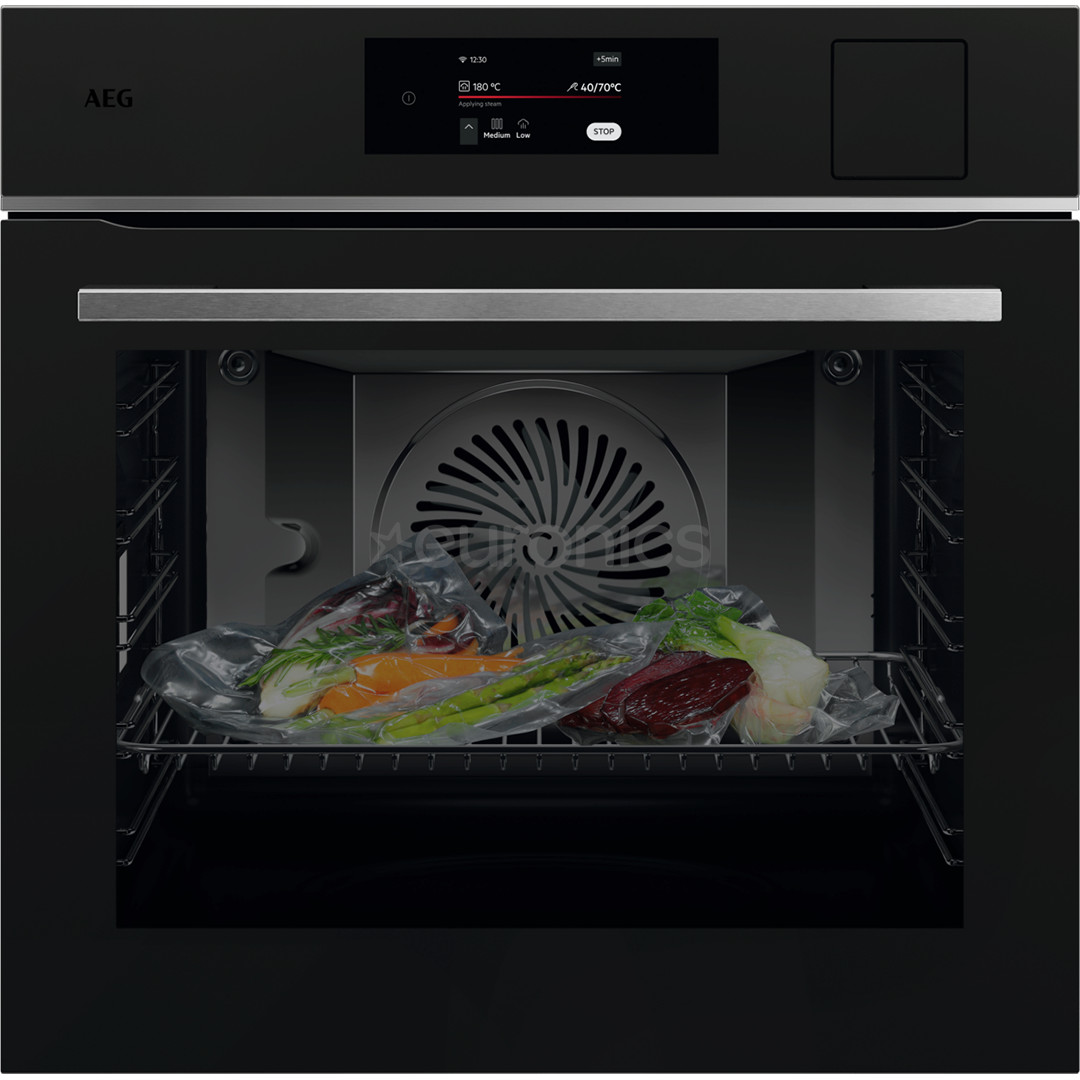 AEG 8000 Series Meal Assist, 70 L, black - Built-in steam oven