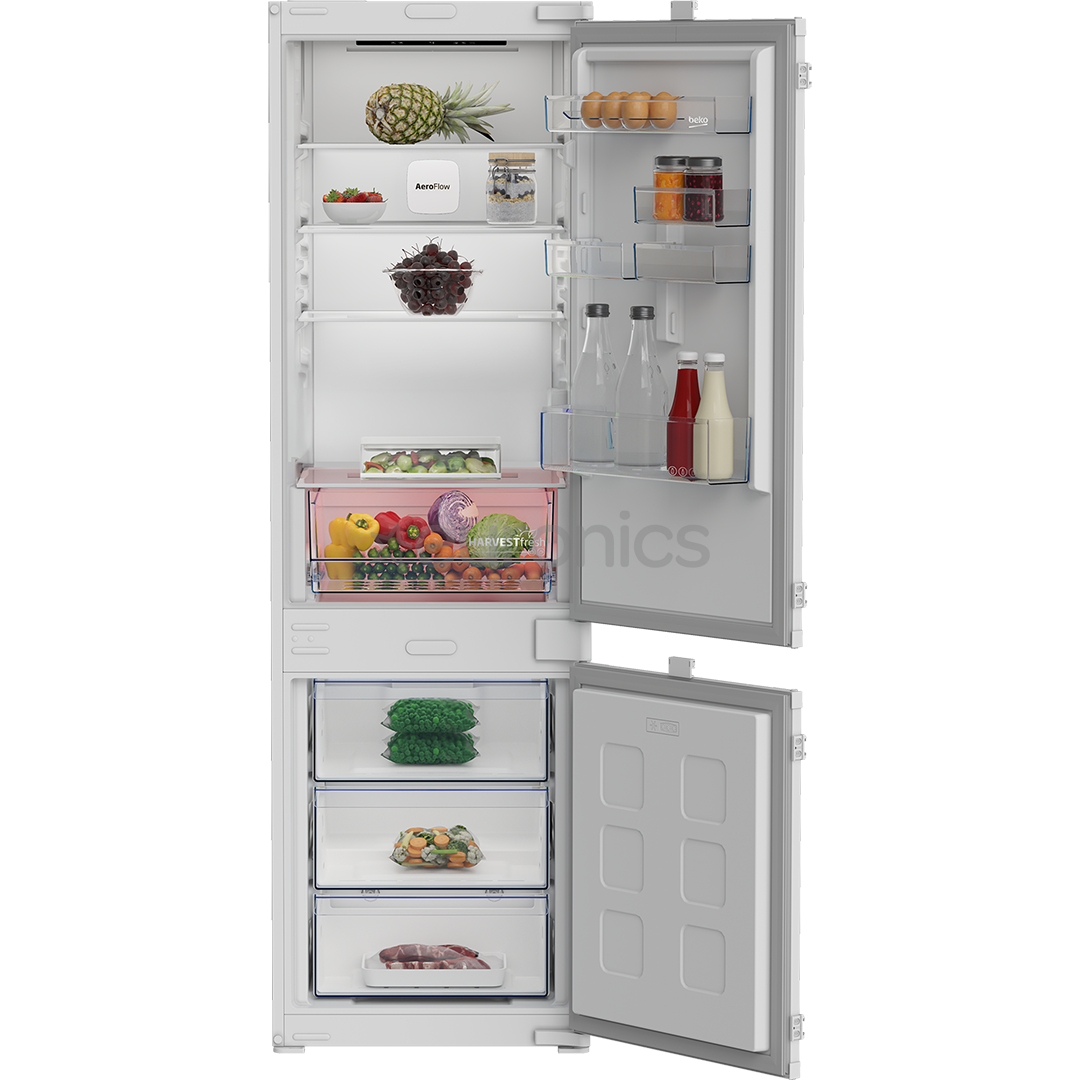 Beko, Nofrost, 270 L, height 178 cm - Built-in refrigerator