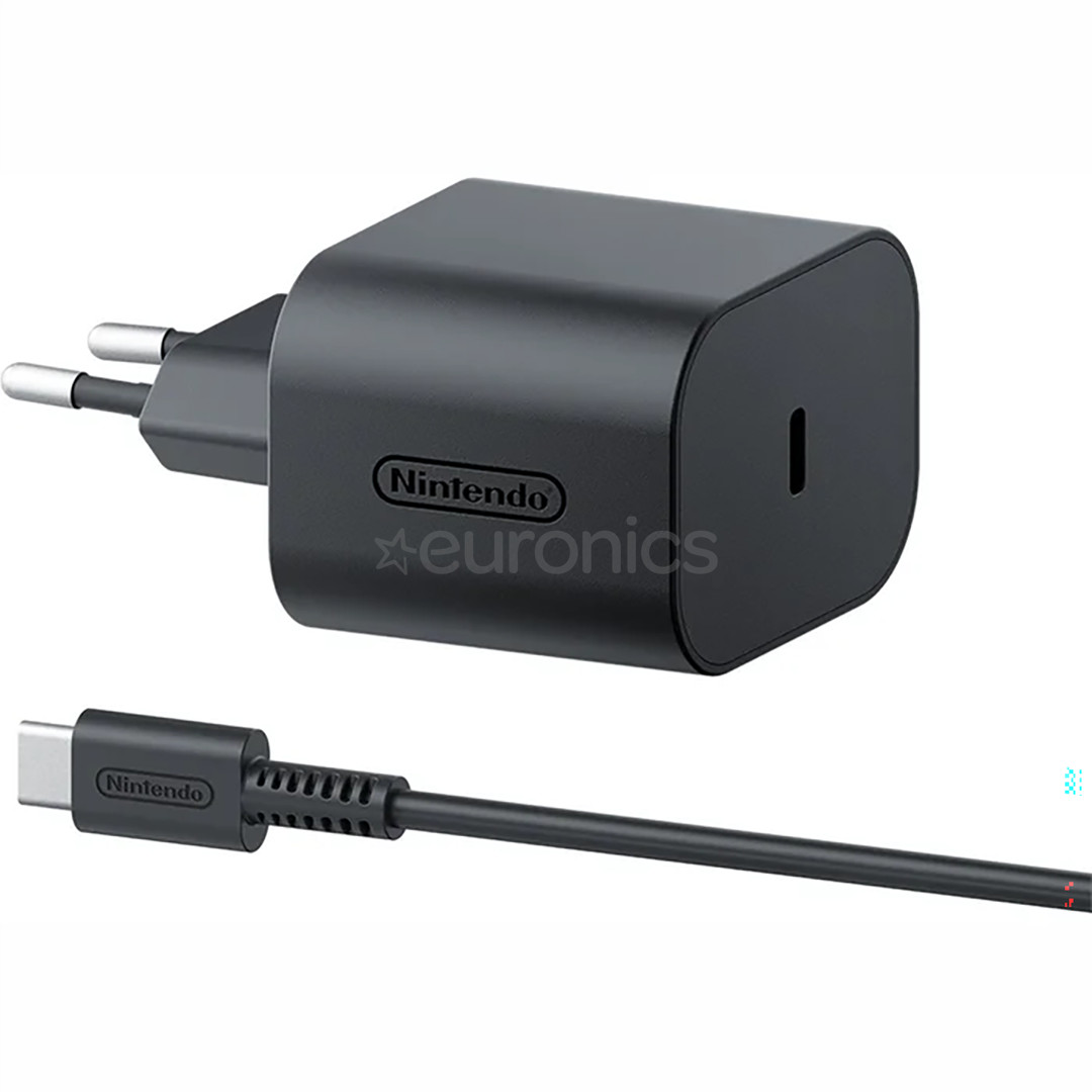 Nintendo Switch 2 AC Adapter, melna - Lādētājs
