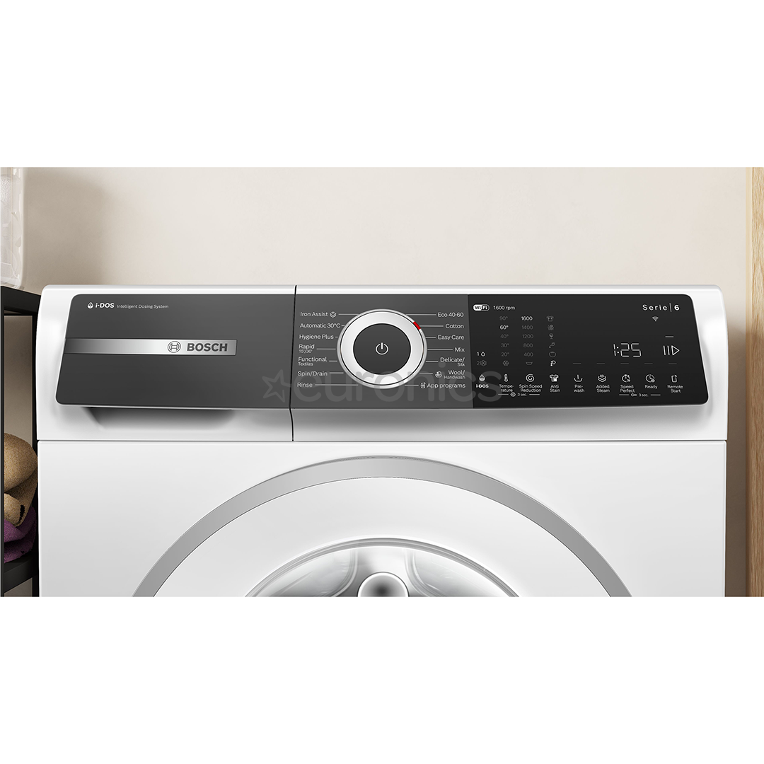 Bosch Series 6, 10 кг, глубина 59 см, 1600 об/мин - Стиральная машина с передней загрузкой