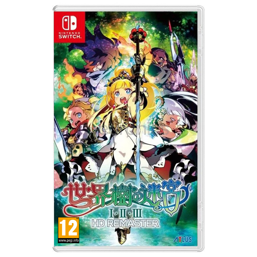Etrian Odyssey Origins Collection, Nintendo Switch - Spēle