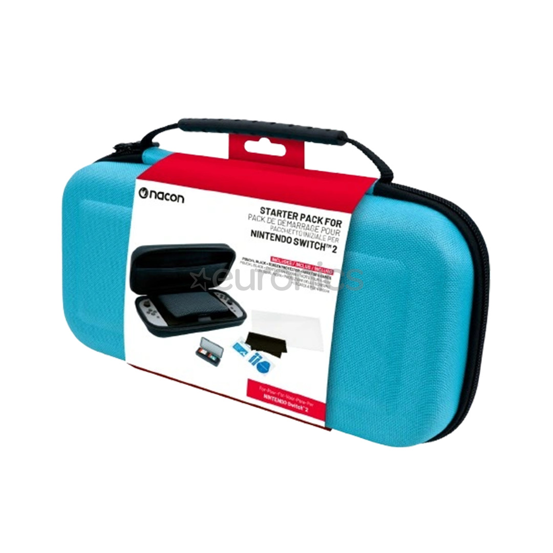 Nacon Starter Pack, Nintendo Switch 2, zila - Apvalks spēļu konsolei