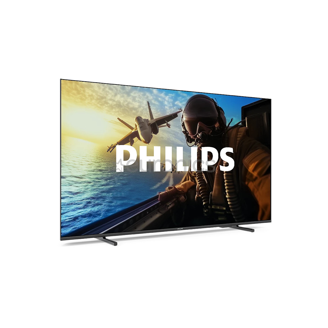 Philips PUS7000, 43", 4K UHD, LED LCD, черный – телевизор