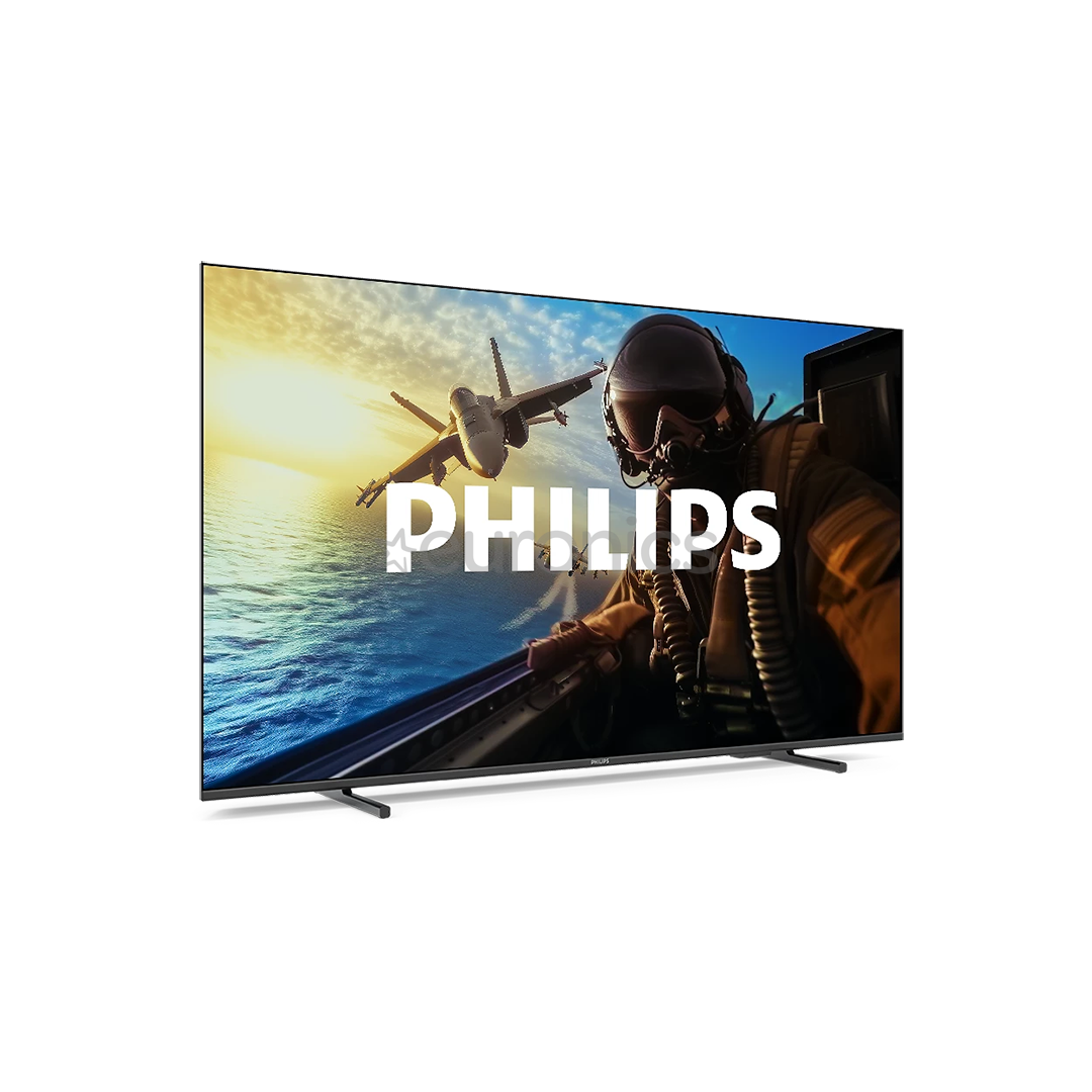 Philips PUS7000, 43", 4K UHD, LED LCD, melna - Televizors