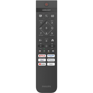 Philips PUS7000, 43", 4K UHD, LED LCD, melna - Televizors