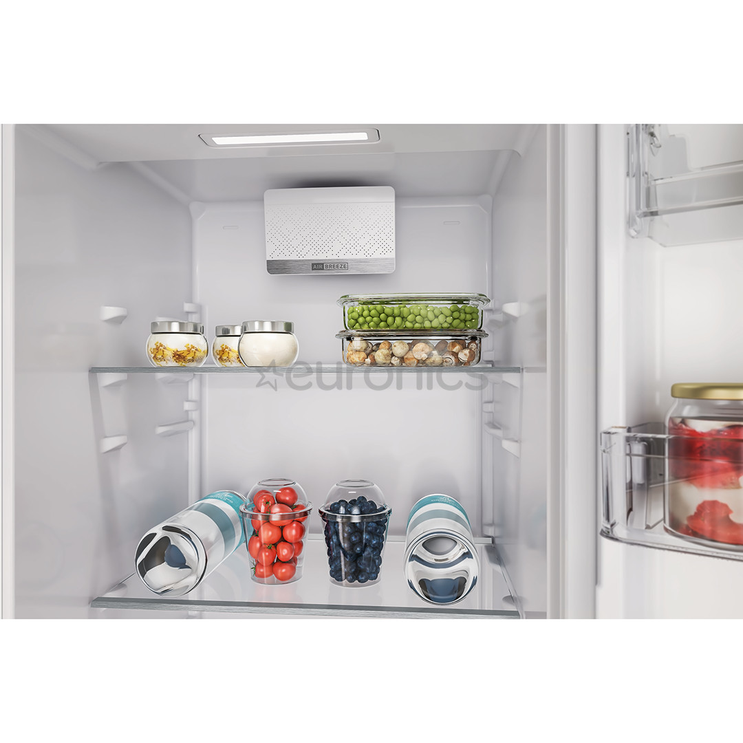 Whirlpool, 306 L, height 177 cm - Built-in cooler