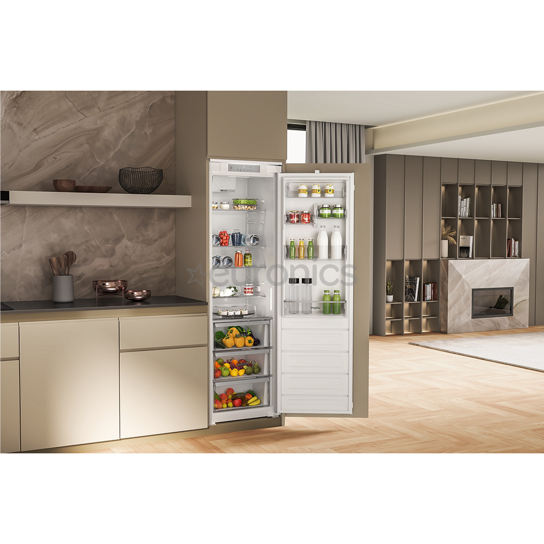 Whirlpool, 306 L, height 177 cm - Built-in cooler