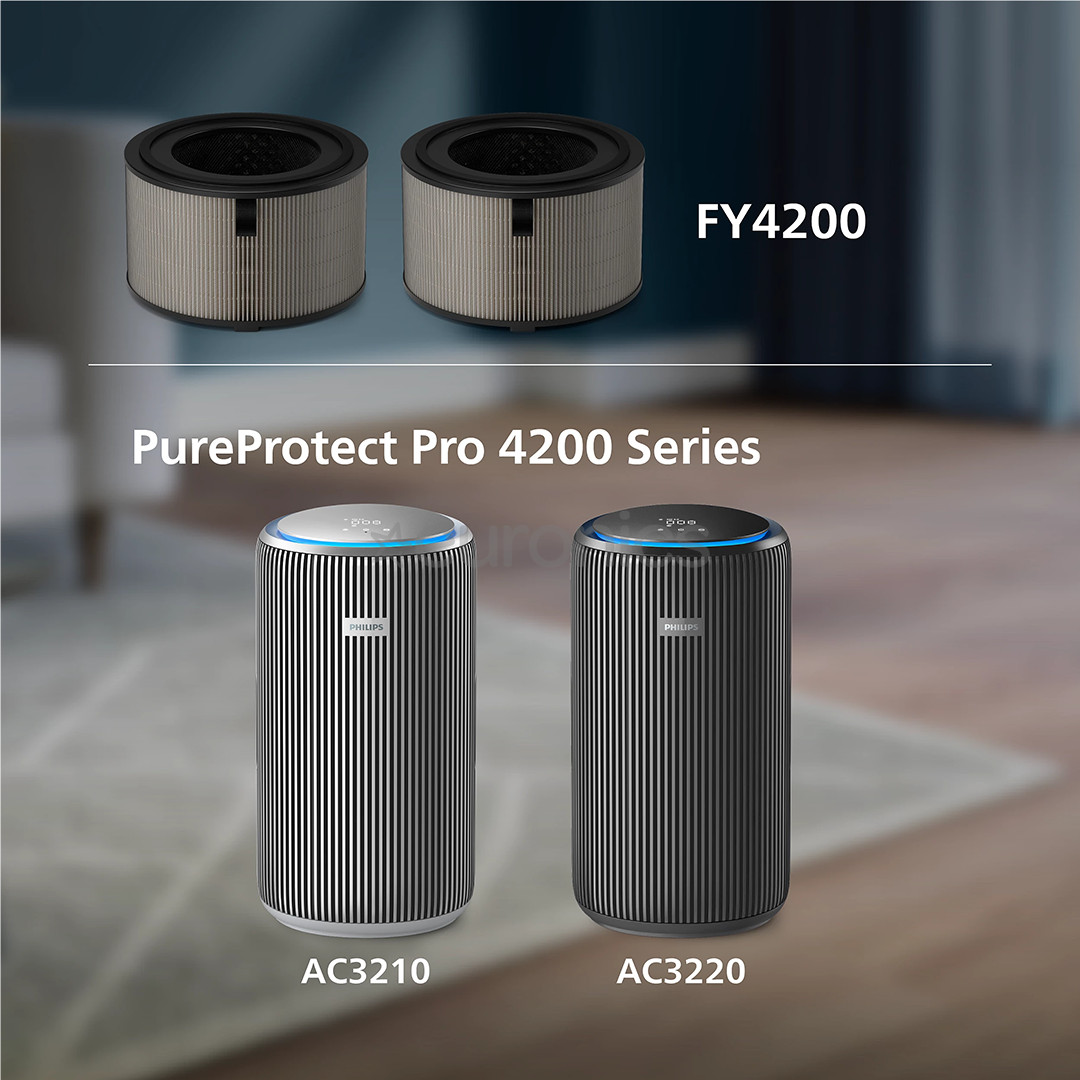 Philips, 4200 Series, HEPA NanoProtect, 2 шт. - Фильтр для очистителя воздуха