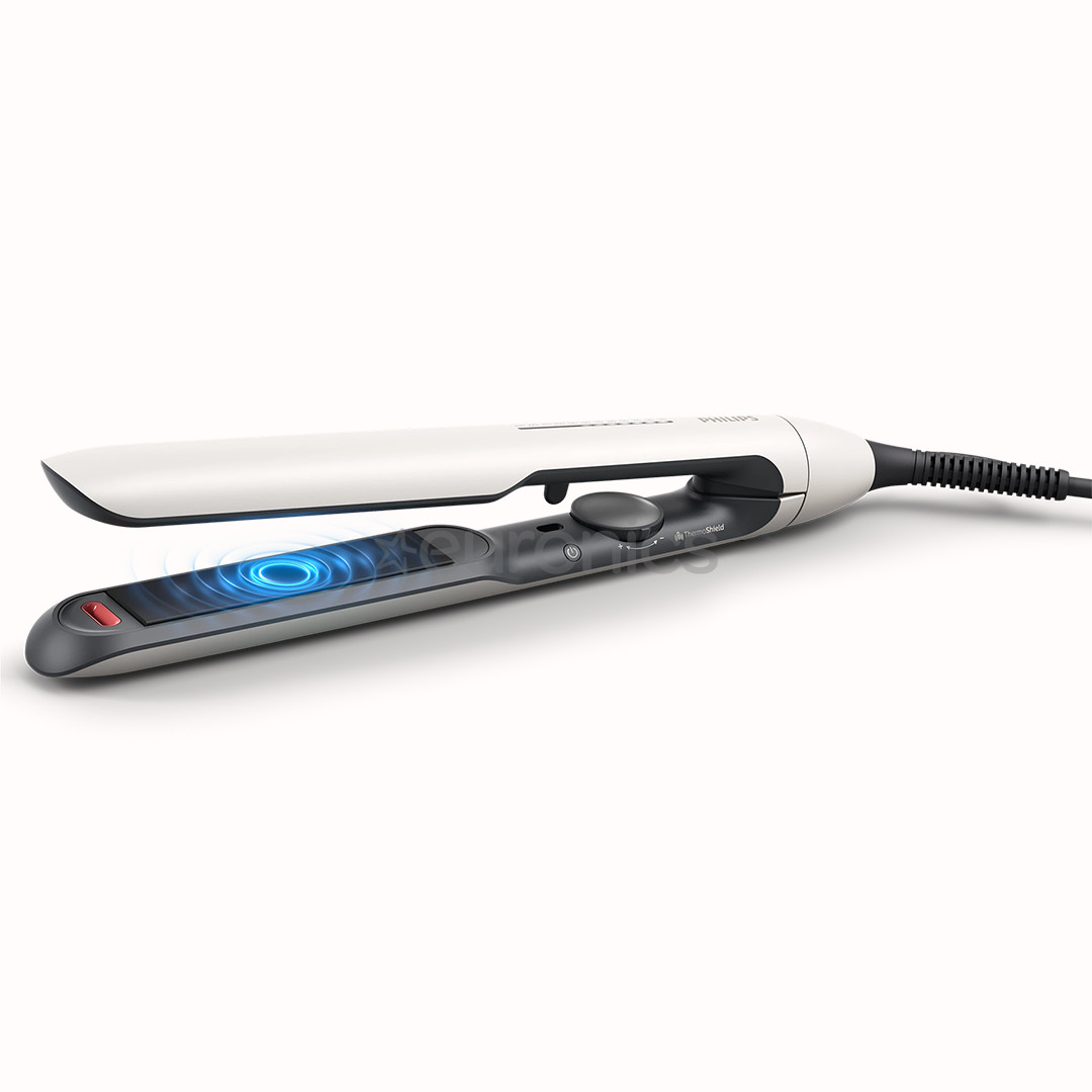 Philips 5000 Series, white - Hair straightener