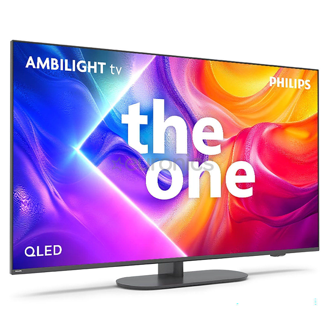 Philips The One PUS9060, 43'', 4K UHD, QLED, melna - Televizors