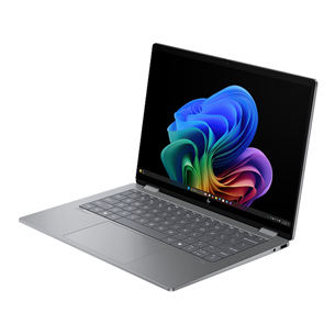HP OmniBook X Flip 14, 14'', WUXGA, Ryzen AI 5, 16 GB, 512 GB, Radeon 840M, ENG, sudraba - Portatīvais dators