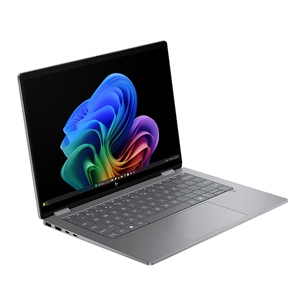 HP OmniBook X Flip 14, 14'', WUXGA, Ryzen AI 5, 16 GB, 512 GB, Radeon 840M, ENG, sudraba - Portatīvais dators