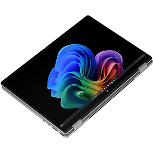 HP OmniBook X Flip 14, 14'', WUXGA, Ryzen AI 5, 16 GB, 512 GB, Radeon 840M, ENG, sudraba - Portatīvais dators