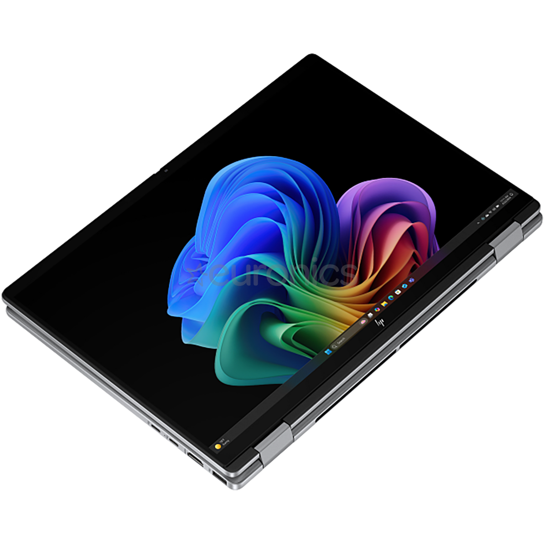 HP OmniBook X Flip 14, 14'', WUXGA, Ryzen AI 5, 16 GB, 512 GB, Radeon 840M, ENG, sudraba - Portatīvais dators