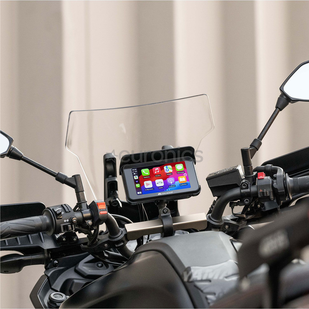 Midland BikePlay Guardian, Bluetooth, black - CarPlay and Android Auto for Motorcycle