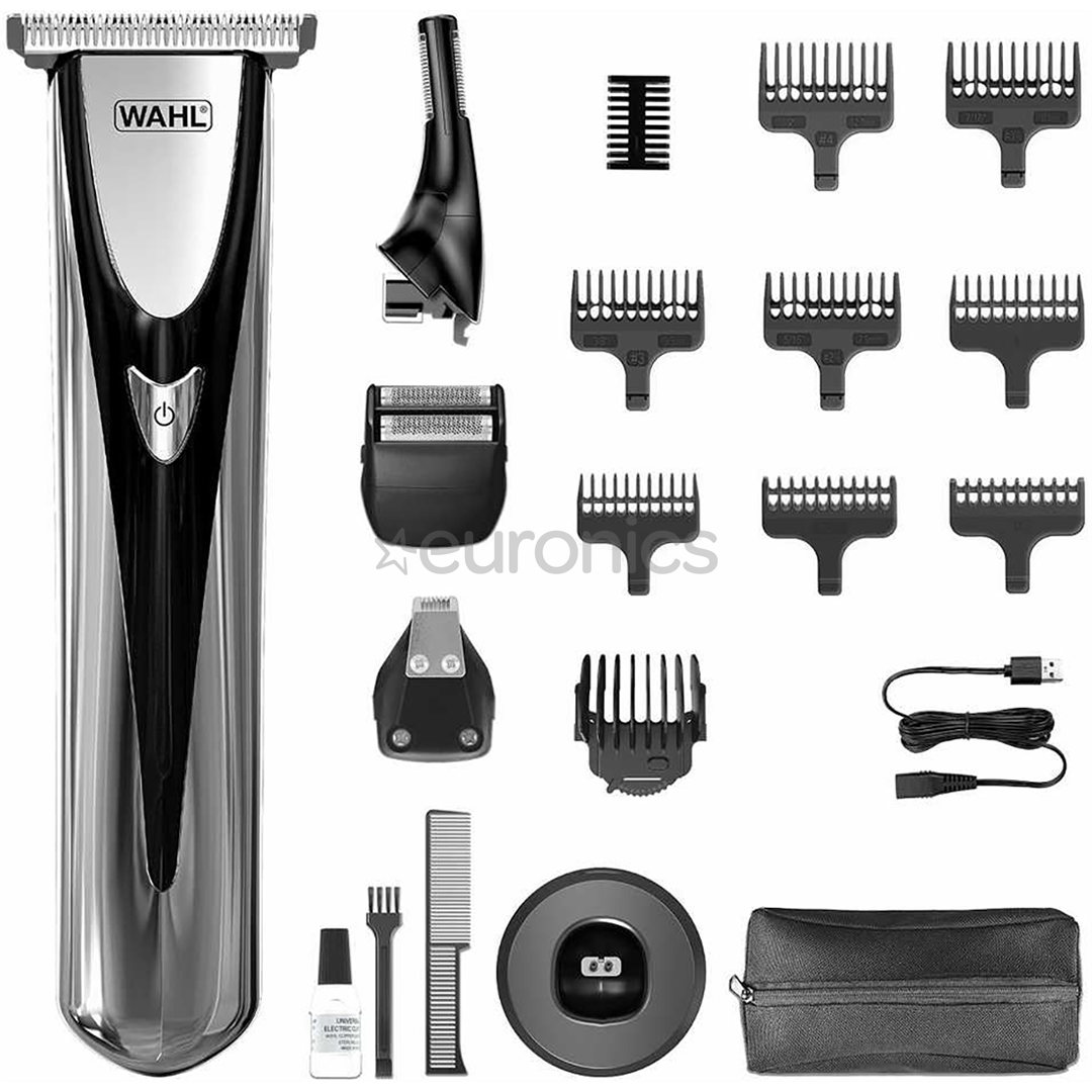 Wahl Elite Groom, sudraba/melna - Trimmeru komplekts