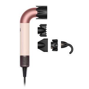 Dyson Supersonic r, Straight+Wavy, Ceramic pink/Rose gold, rozā - Matu fēns