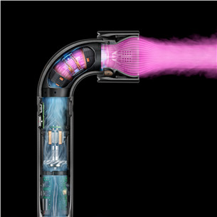 Dyson Supersonic r, Straight+Wavy, Ceramic pink/Rose gold, rozā - Matu fēns