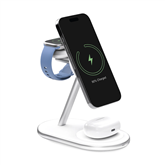Puro Mag Station 3-in-1 Charging Stand, MagSafe, Qi2, white - Charging dock