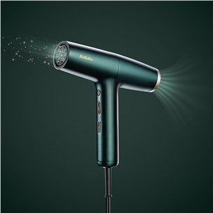 Babyliss Air Power Pro, 1700 W, zaļa - Matu fēns