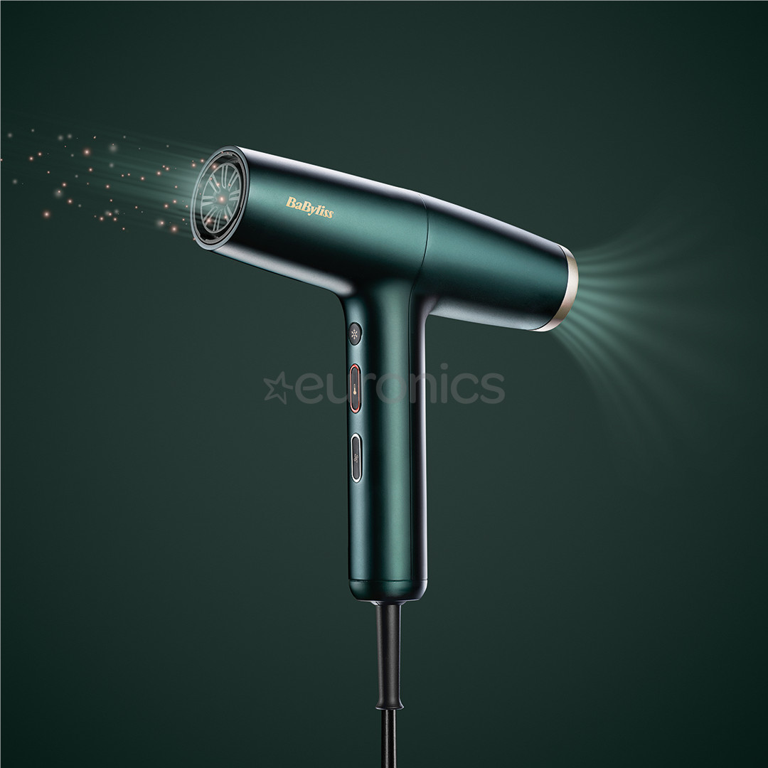 Babyliss Air Power Pro, 1700 W, zaļa - Matu fēns