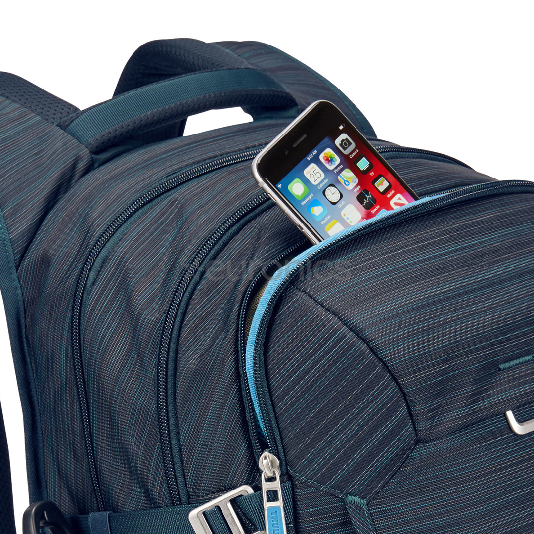 Thule Construct, 15.6",28 L, black/blue - Notebook Backpack