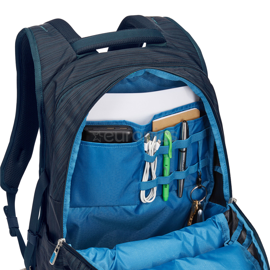 Thule Construct, 15.6",28 L, black/blue - Notebook Backpack