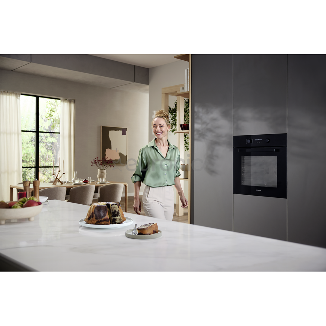 Miele, 76 L, pirolītiskā tīrīšana, melna - Iebūvējama elektriskā cepeškrāsns