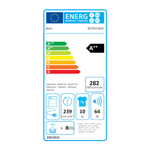 Beko, 10 kg + 10 kg - Veļas mazgājamā mašīna + veļas žāvētājs
