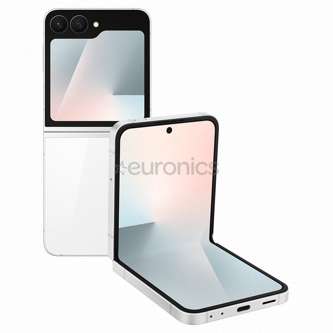 Samsung Galaxy Flip7 FE, 8 GB, 128 GB, white - Smartphone