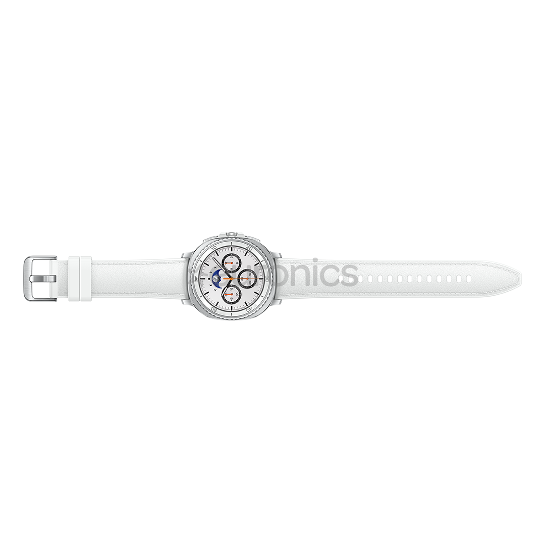 Samsung Watch8 Classic, 46 mm, LTE, balta - Viedpulkstenis